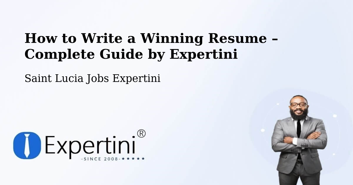 Resume Writing Guide for Job Seekers – Etangs - Etangs, Saint Lucia Jobs Expertini